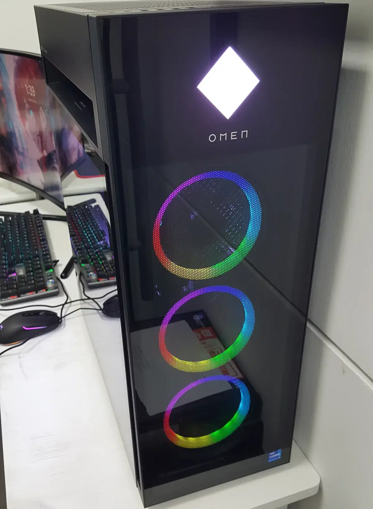 HP 45L OMEN 모델은 GT22-2000KI 게이밍 전용PC팝니다용